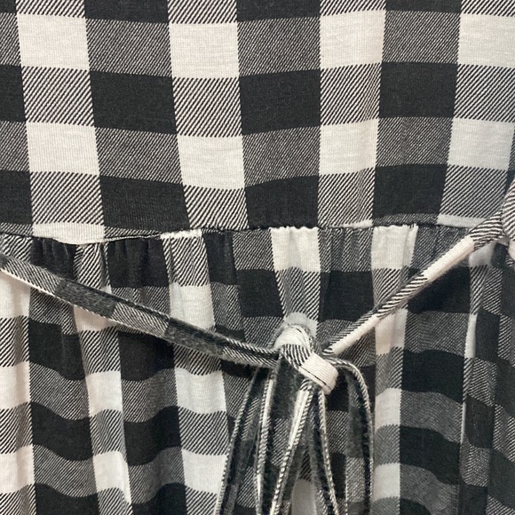 New Look - Black and White Checkered Dress - Size 10 - Picture 5 of 6